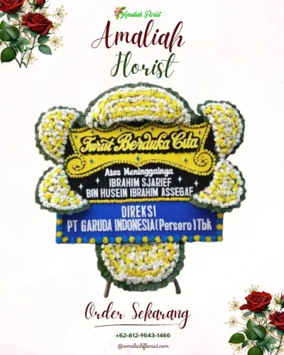 Papan Bunga Duka di Sukabakti