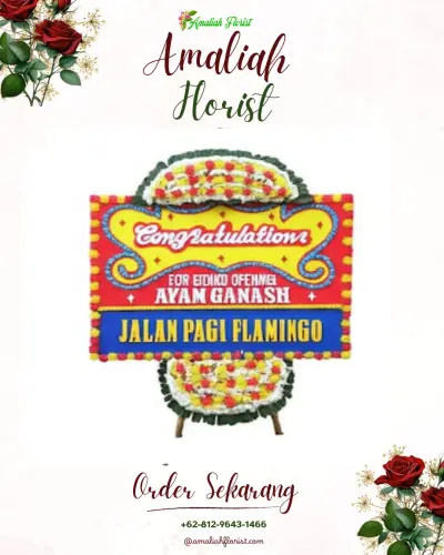 Bunga Papan Congratulation di Sukabakti